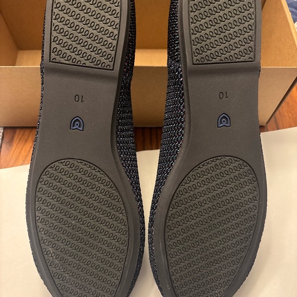 Rothy's Metallic Lattice Stitch Flats, sz 10 - Picture 4 of 5